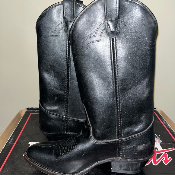 Double H Mens Boots Sz 7 Leather Work Western Boots 3219 - Picture 7 of 11